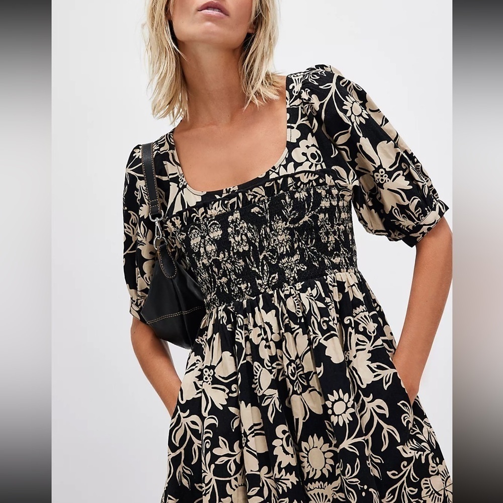 NWT Free People DEAR DELILAH MINI DRESS MEDIUM​​​​